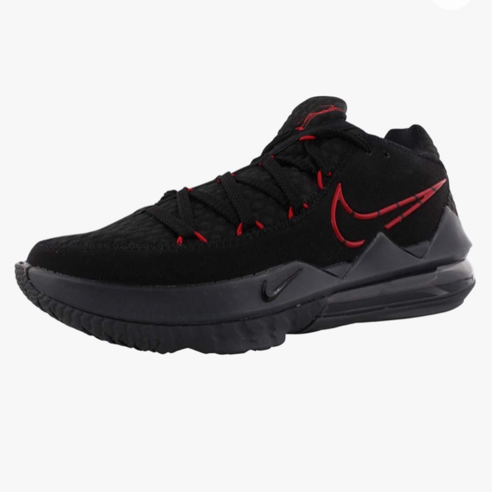 Men’s Nike Black/Red Lebron 17 Low ‘Bred’